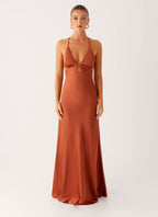 Sundowner Maxi Dress - Rust