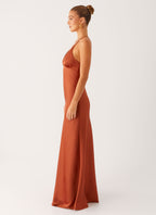 Sundowner Maxi Dress - Rust