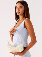 Sunkissed Story Shoulder Bag - Pearl