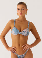 Tainy Bikini Top - Aqua Blur