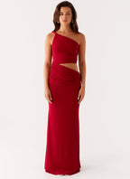 Three Wishes Maxi Dress - Raspberry
