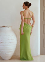 Tropic Rush Cut Out Maxi Dress - Jungle Floral