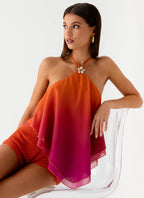 Twin Flame Top - Orange