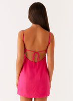 Vander Mini Dress - Fuchsia