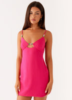 Vander Mini Dress - Fuchsia