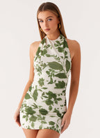 Vianne Mini Dress - Verdant Bloom