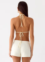 Viona Halter Top - Yellow