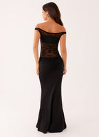 Virgo Maxi Dress - Black