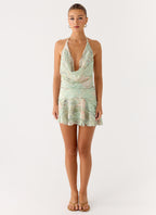 When I Move Mini Dress - Mystic Paisley