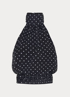 Willow Chiffon Top - Black Polkadot