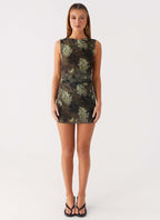 Zella Mini Dress - Cyber Floral