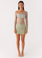Zenni Mini Dress - Sage