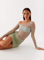 Zenni Mini Dress - Sage