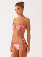 Calista Bikini Top - Flamingo Fling