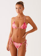 Calista Bikini Top - Flamingo Fling